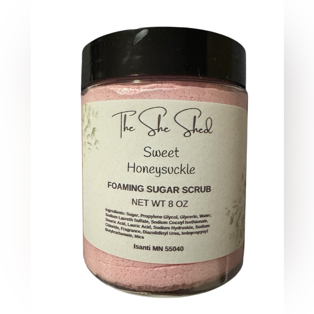Sweet Honeysuckle foaming sugar scrub